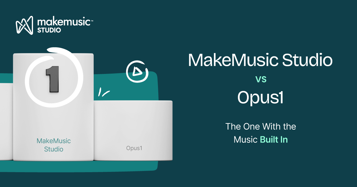 MakeMusicStudio vs Opus1