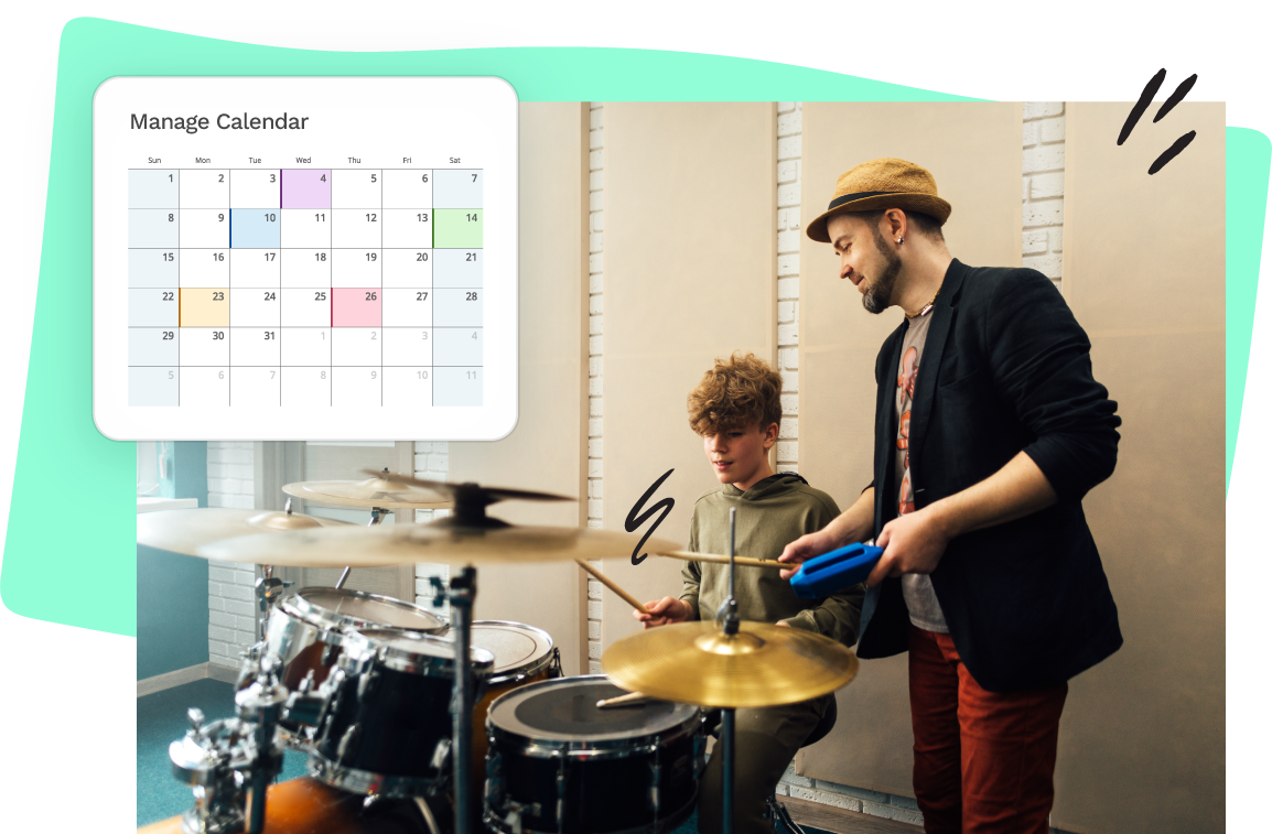 Manage Calendar interface